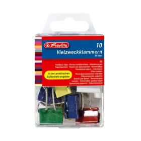 Herlitz Kovová spona 19 mm / 10 ks / farebná (8770257)