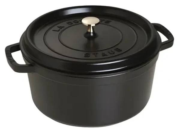 Staub Kastról La Cocotte okrúhly 28 cm čierna / liatina (1003207)