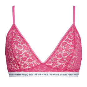 Dámska nepodšitá trojuholníková podprsenka QF5196E-TZX - Calvin Klein L