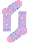 Dámske ponožky John Frank WJFLSFUN70 UNI Purple
