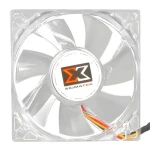 XigMatek Crystal 80mm zelená / Ventilátor / 80x80 mm / LED podsvietenie (CLF-F8253)