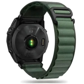 Tech-Protect Nylon Pro Strap tmavo zelená / Remienok / pre Garmin Fenix 5, 6, 6 Pro a 7 (24316-0)