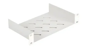Equip 10" svetlo šedá / Polica pre rack / 1U / pevná / hĺbka 150 mm (EZFS-10-1-15-G)