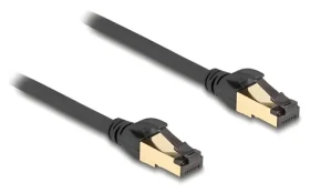 DeLock RJ45 Cat7 / Sieťový kábel / S/FTP / 0,3 m / čierna (80246)