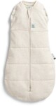 ERGOPOUCH Zavinovačka a vak na spanie 2v1 Cocoon Oatmeal Marle 6-12 m, 8-10 kg, 2,5 tog