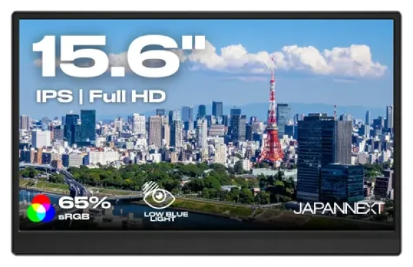 15,6" JAPANNEXT JN-MD-i156F-LE / Prenosný monitor / IPS / FHD 1920×1080 / USB-C / Mini HDMI (JN-MD-I156F-LE)