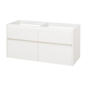 Mereo Opto, kúpeľňová skrinka 120 cm, biela CN913SN