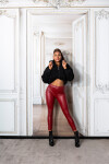 SexyFaux Leather Leggings !Thermo! brown Einheitsgroesse