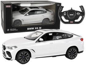 RASTAR Auto na diaľkové ovládanie R/C BMW X6 M Rastar 1:14 biele