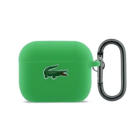 Lacoste Liquid Silicone Croc Logo Puzdro pre AirPods Pro 3 Green (57983128171)
