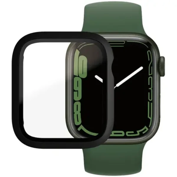 PanzerGlass Tvrdené sklo Full Body AB pre Apple Watch 8/7 41 mm čierna (3663)