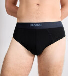 Pánske nohavičky EVER Ease Brief 2P - BLACK - čierna 0004 - SLOGGI BLACK M