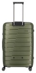 Veľký škrupinový kufor na kolieskach Travelite Air Base L Olive