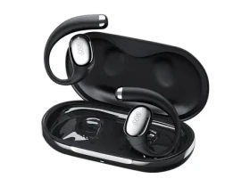 QCY Crossky R70 čierna / Bezdrôtové slúchadlá s mikrofónom / TWS / Bluetooth 6.0 / IPX5 / dobíjací box (CT02 black)