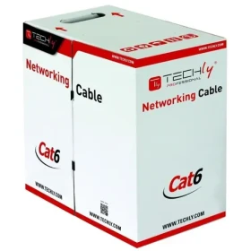 Techly U/UTP Cat.6 / Instalační kabel / 305 m / CCA / šedá (ITP6-CCA-305-GY)