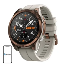 Zeblaze Stratos 4 Pre hnedá / Chytré hodinky / AMOLED / GPS / 5 ATM / Výdrž 60 dní (Stratos 4 Pro Bronze)
