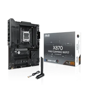 Asus MAX GAMING X870 WIFI7 / X870 / 4X DDR5 / 1x 2.5 GLAN / Wi-Fi 7 / ATX (90MB1LY0-M0EAY0)