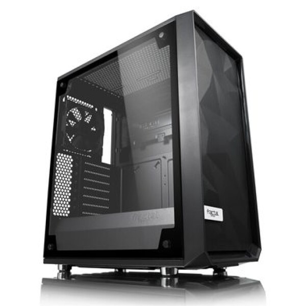 Fractal Design Meshify C čierna (okno TG light) / ATX / 2x 120mm / 2xUSB3.0 / priehľadná bočnica (FD-CA-MESH-C-BKO-TGL)