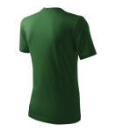 Ťažké unisex tričko fľaša zelená XL