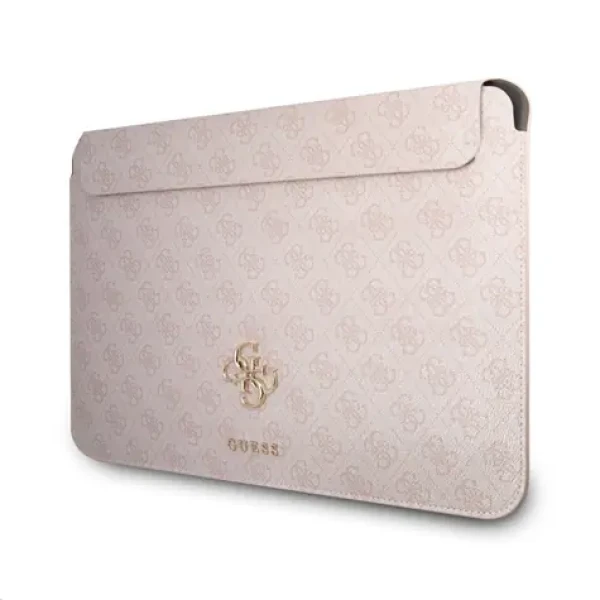 Guess PU 4G Metal Logo Computer Sleeve 13" ružová (3666339005351)
