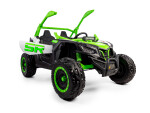 Mamido Mamido Elektrické autíčko Buggy Bumper 66 zelené | 24V | 4x200W | EVA | LED | 2,4 Ghz | ECO koža