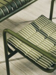 HAY Sedák Terrazza Olive bold stripe 40 × 40 cm