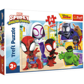 Trefl - Puzzle - Spidey a jeho úžasní priatelia MAXI