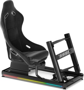 Mark Adler Blackstorm Raider driving chair with RGB lights
