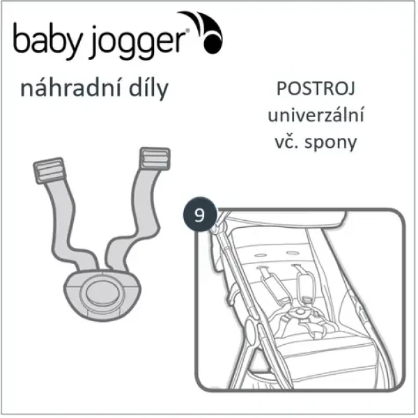 BabyJogger POSTROJ univerzálny vr. spony (NDBJ466130)