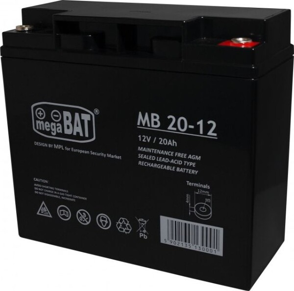 MW Power MB 20-12 AGM 12V 20Ah