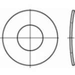 TOOLCRAFT 1060504 pružná podložka Vnútorný Ø: 6.4 mm DIN 137 nerezová ocel A4 1000 ks; 1060504