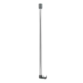 MSV držiak tyče na sprchový záves ALU chrómovaný / Držiak / Hliník / 60 cm