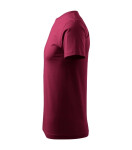 Ťažké nové tričko unisex garnet XL