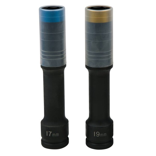SlimPOWER Sada rázových nástrčných kľúčov, extra dlhá, 2-dielna, 1/2", 17+19 mm KS Tools 515.0621; 515.0621