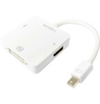 LogiLink CV0045A Mini DisplayPort (M) - HDMI amp; DVI-I a DP (F) adaptér (CV0045A)