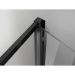 MEXEN - Exo skladacie sprchové dvere 80, transparent, čierna 816-080-000-70-00