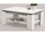 Konferenčný stolík Tim, biely/sivý betón%