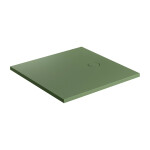 OMNIRES - AQUAROCK kompozitná sprchová vanička protišmyková, 80 x 80 cm, olive mat AQUAROCK80-KOL