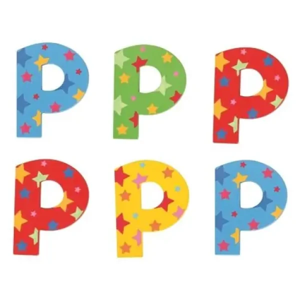 Bigjigs Toys Hviezdičkové písmenko P