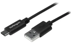 StarTech 2m čierna / Kábel USB-A na USB-C / 480 Mbit/s / Balenie 10 ks (USB2AC2M10PK)