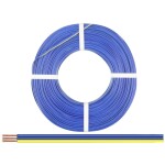 Donau Elektronik 325-223-25 opletenie / lanko 3 x 0.25 mm² + 0.25 mm² modrá, žltá 25 m; 325-223-25
