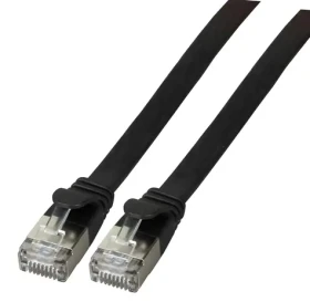 EFB Cat6a U/FTP ultraflex čierna / Patch kábel / RJ45-RJ45 / 0,5 m / 10 Gbit/s (K5547SW.0,5)