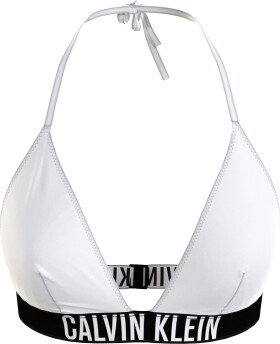 Dámske plavky horný diel Triangle Bikini Top Intense Power KW0KW01824YCD biela Calvin Klein