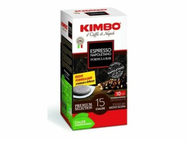 Kimbo Espresso Napoletano 109g ESE 15 ks / Pody ESE / 80% Arabika 20% Robusta (8002200142803)