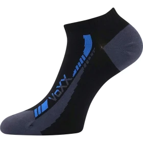 VOXX Ponožky krátké slabé REX 19 bavlněné ČERNÉ (3 páry) 47-50 125605