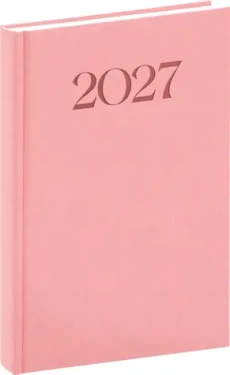 NOTIQUE Biella 2027 ružový / Denný diár / 15 × 21 cm