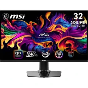 31.5" MSI MAG 321UPX QD-OLED čierna / 3840 × 2160 / OLED / 16:9 / 0.03ms / 1:5 M: 1 / 250cd-m2 / HDMI + DP / VESA (MAG 321UPX QD-OLED)