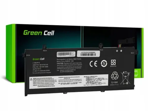 Green Cell L18L3P73 / Batéria / Lenovo ThinkPad T490, P43s, T14 / 11,55 V / 4350mAh (LE175)