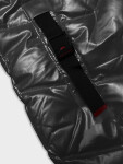 Dámska priliehavá metalická zimná bunda Graphite Rosse Line (7227) odstíny šedé XXL (44)