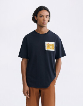 Thinking MU Straw Camp Navy Aaron Tee NAVY XL